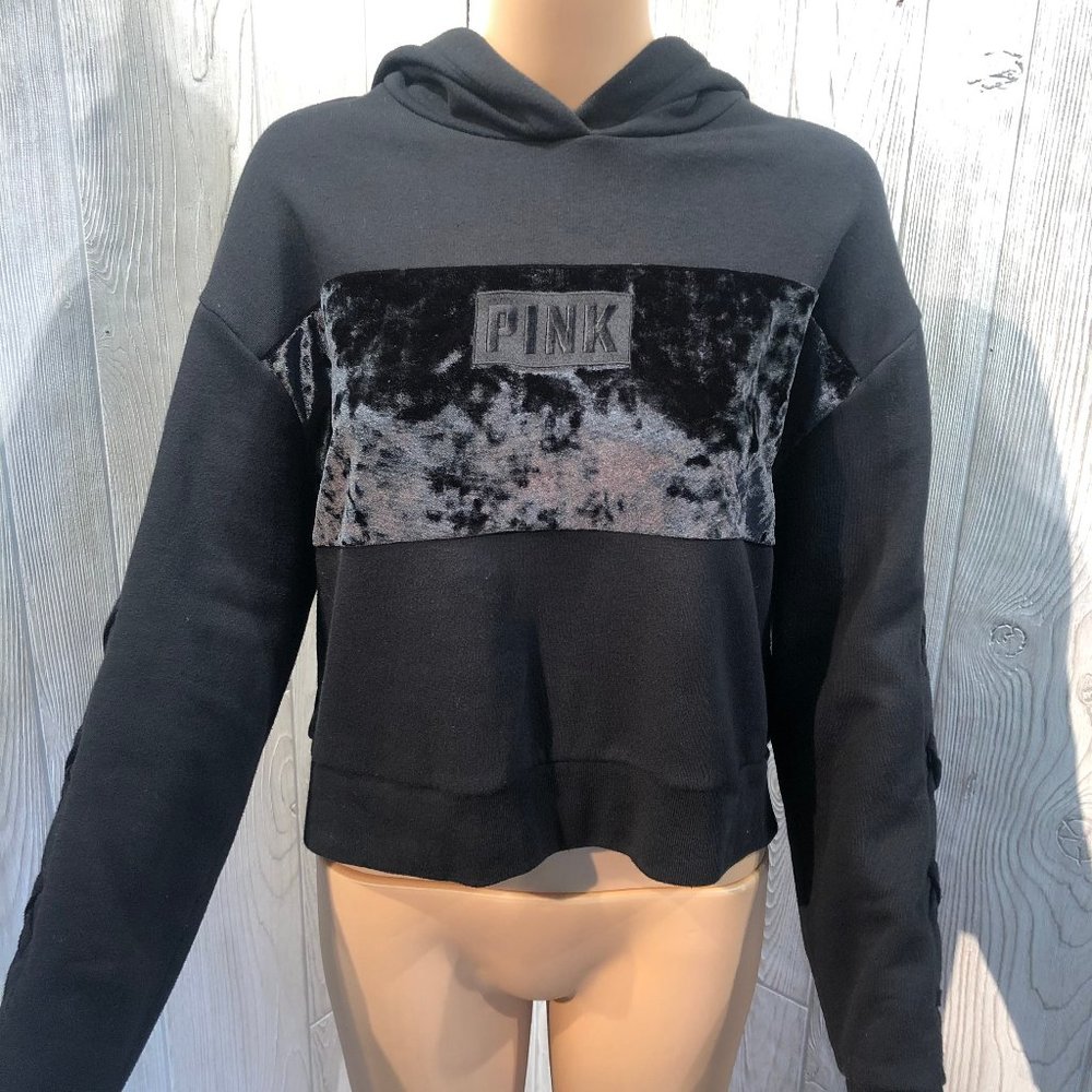 PINK Victoria's Secret Cropped Back hoodie